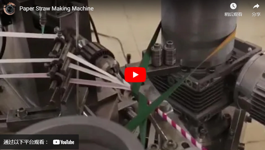 Máquina de fabricación de paja de papel